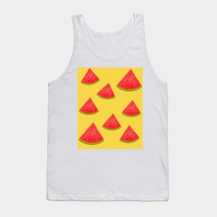 Fun watermelon bright digital pattern Tank Top